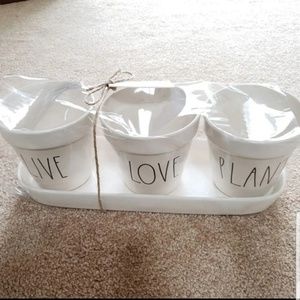 Rae Dunn live love Planting pot